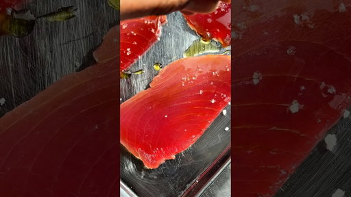 Seasonal & easy tuna crudo 🐟