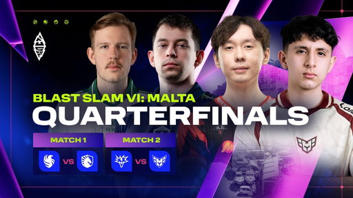 BLAST SLAM VI: Malta, Quarterfinals - Falcons vs Liquid, Yandex vs HEROIC - Dota 2 LIVE