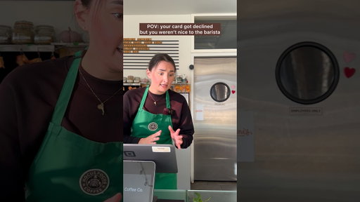 THE MACHINE ISNT BROKE, YOU ARE 😭 #barista