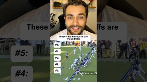 Top-5 running back handcuffs for fantasy football 2026
