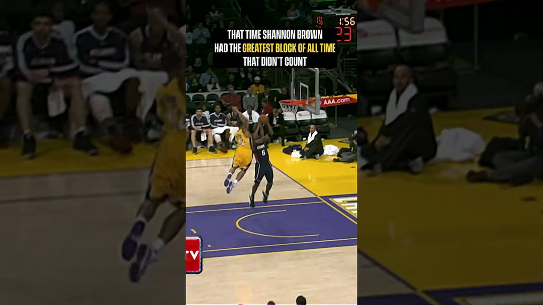 Shannon Brown took FLIGHT #lakers