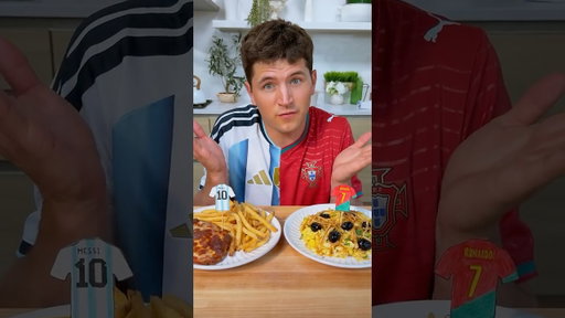 Messi vs Ronaldo Food