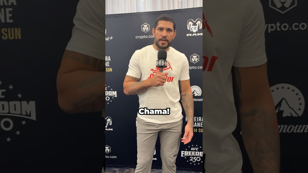 Alex Pereira on how many times a day he says "Chama" 😅
