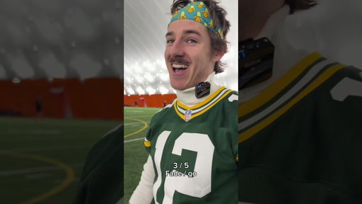 The lucky jersey… video of my full DII tryout is on the channel baby. Love ya.