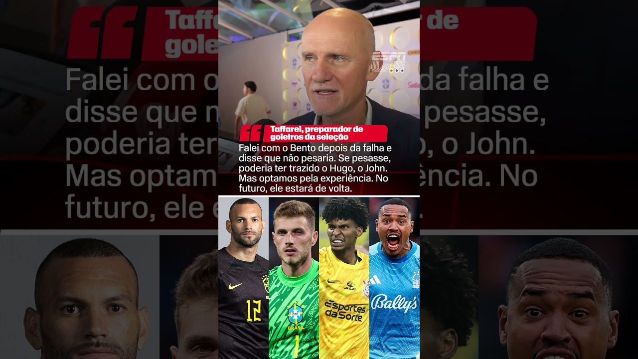 FALHA ABSURDA DO BENTO TIROU ELE DA COPA DO MUNDO PARA ENTRADA DE WEVERTON? 🇧🇷👀🧤