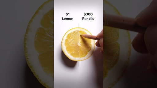 Draw a Lemon #art #drawing #shorts #lemon #illusion #pencildrawing #howtodraw #easydraw