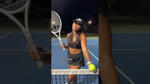 playing tennis with your crush be like