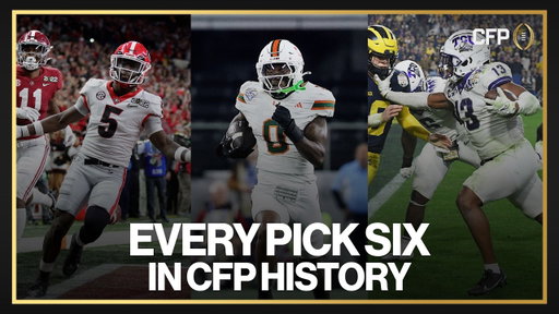 EVERY PICK SIX IN CFP HISTORY 🚫