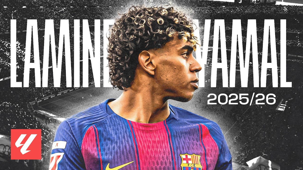 TODOS los GOLES y ASISTENCIAS de LAMINE YAMAL en LALIGA 2025/26