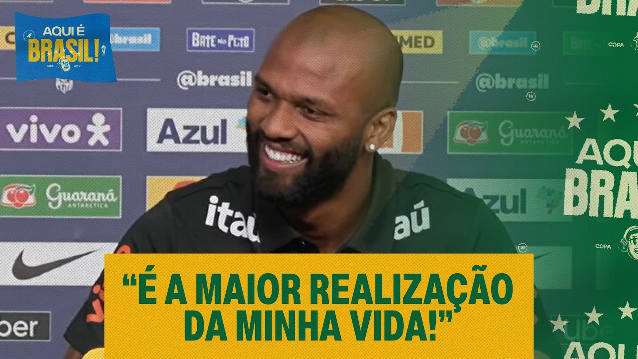 COLETIVA DA SELEÇÃO BRASILEIRA! IGOR THIAGO FALA SOBRE A EMOÇÃO DE JOGAR PELO BRASIL!