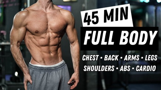 45 Min FULL BODY WORKOUT | No Equipment | No Jumping | Rowan Row