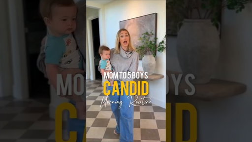 CANDID Morning Rotine Mom To 5 Boys 👦 💕 #dayinmylife #morningroutine #momlife #shorts