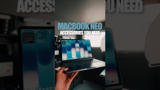 MacBook Neo Accessories you need! 🍏 #apple #macbookneo #techessentials