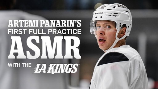 Skating with Artemi Panarin for his First LA Kings Practice!