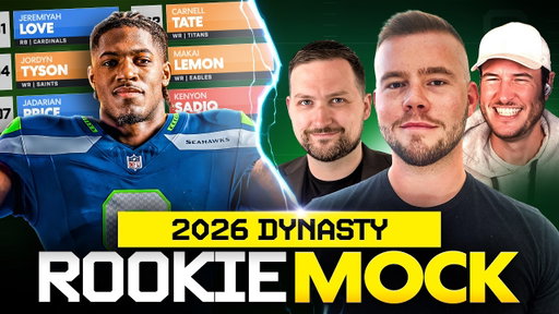 Rookie Dynasty Mock Draft: Is this rookie fantasy class THAT bad? Where is the rookie draft cliff?