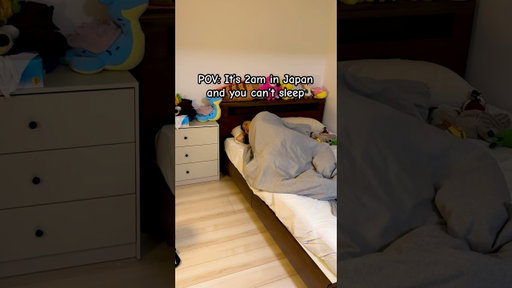 POV: It’s 2am in Japan and you CAN’T SLEEP!