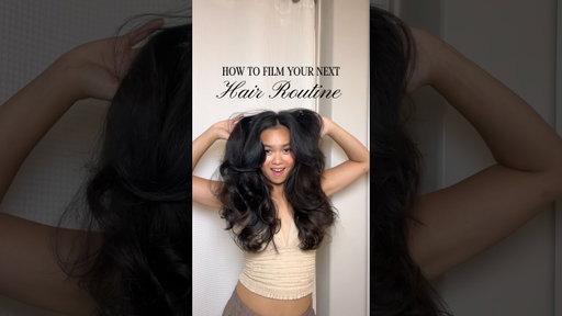 How to film your next hair care routine video #ugctips #contenttips