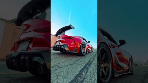 Epic Supra Fake Drone Drive off 1 Shot 💥 see Results ‼️ #insta360 #automobile #drexlee #cartok #fast