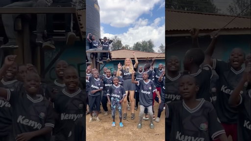 Finally danced with Mathare kids in Kenya🇰🇪😍