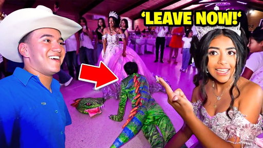 Crashing A Quinceañera!