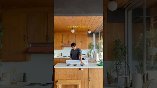 ikea kitchen update! #plantshelf #kitchen #homedecor