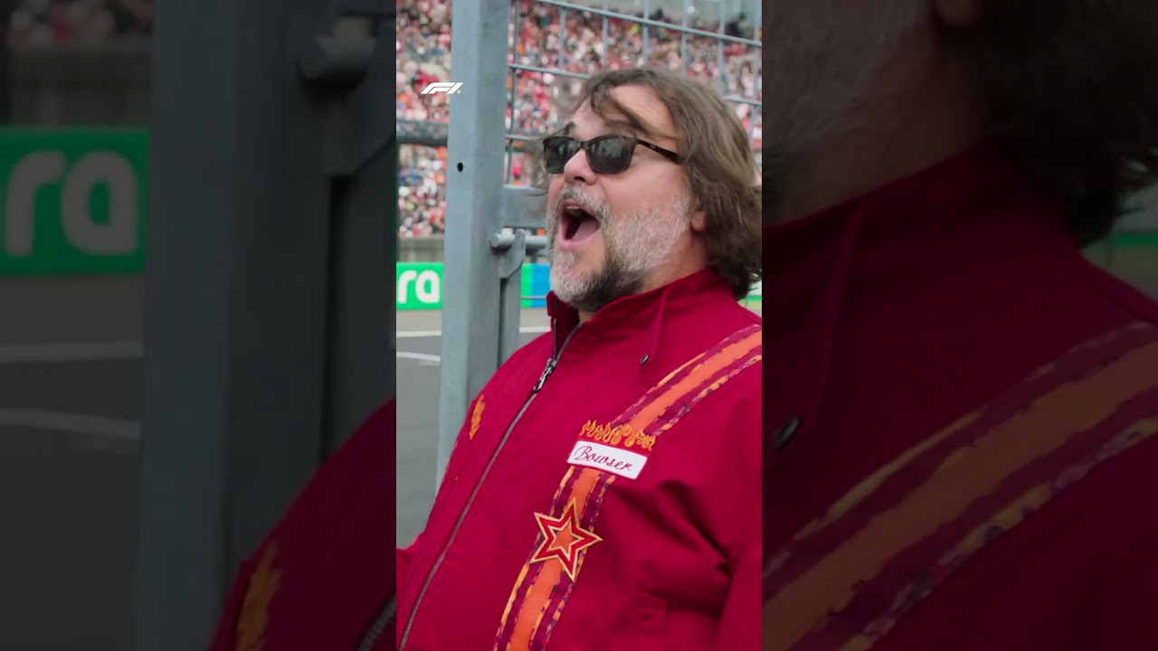 Jack Black Waves The Chequered Flag! 🏁