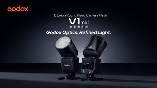 Introducing Godox V1 mid TTL Li-ion Round Head Camera Flash