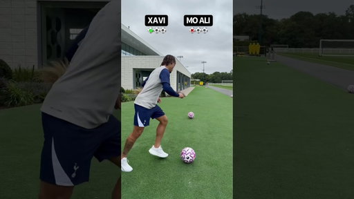 Moving target challenge 🎯 Xavi Simons vs Mo Ali 💪