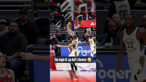 Add some style points for Jay Huff on this dunk 🔥🔥