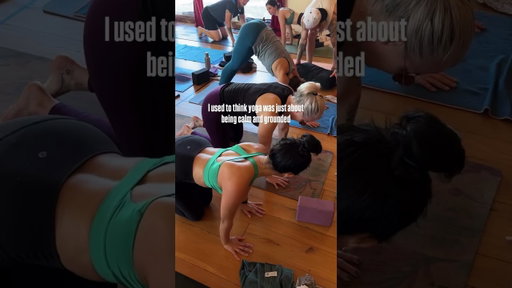 I always thought yoga was strictly for stretching and relaxing, I didn't know this... #yogapractice