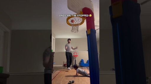 Dad’s not going easy on anyone 😤 | (Via pat.puente/IG)