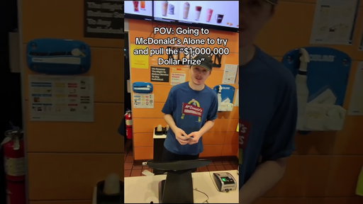 POV: Trying to win the McDonald’s Monopoly $1,000,000 Prize!