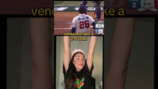 took the lead 2-0 🔥 #venezuela #baseball #wbc #worldbaseballclassic