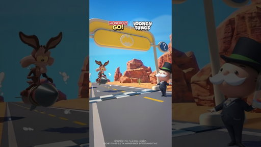 Justice for Wile E. Coyote 🙌  #monopolygo #looneytunes