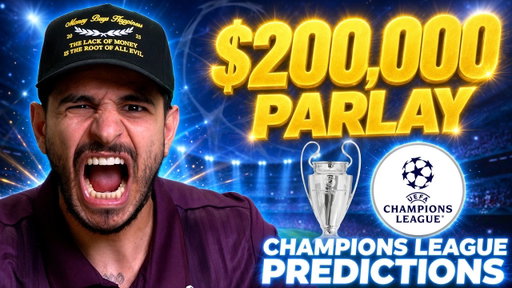 I'm Betting $200,000 on Champions League THIS WEEK! Soccer Bets & Predictions