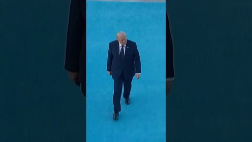 Trump Arrives at Turkey State Dinner During NATO Summit