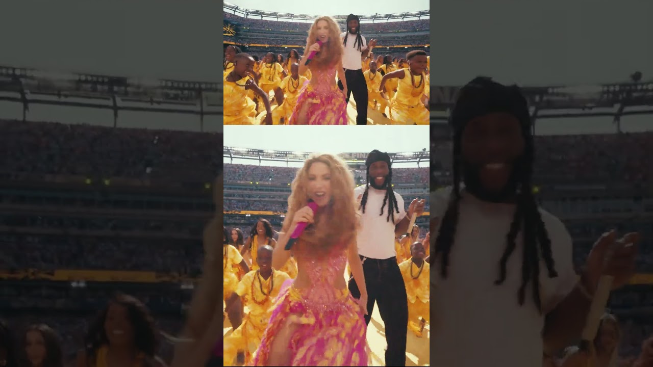What a duo for the the Topps Halftime Show 🤩🥁 Shakira and Burna Boy 🤝