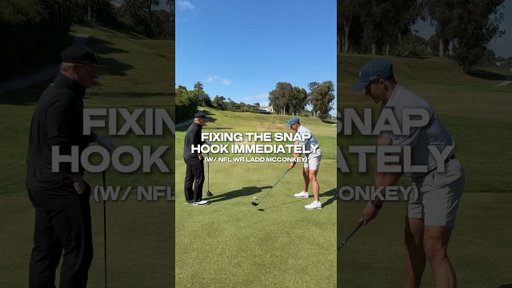 From snap hook to straight down the middle… #golf #shorts