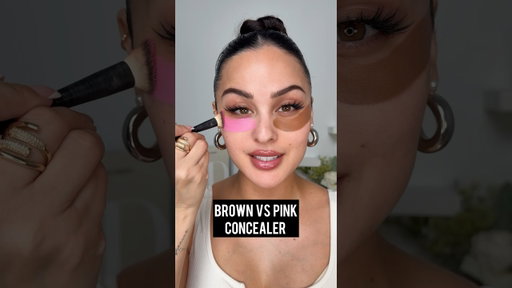 Brown vs Pink Concealer l Christen Dominique