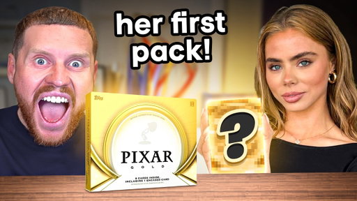 Opening Pixar Gold Cards With My Wife… @faithlouisak