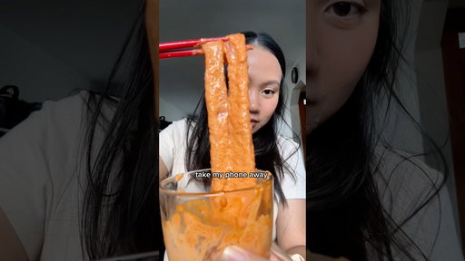 Trying the viral salmon sashimi noodles! Would you try it?