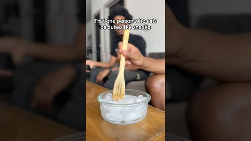 That person who eats ice cubes like snacks 🤨 #shorts #mustwatch ￼