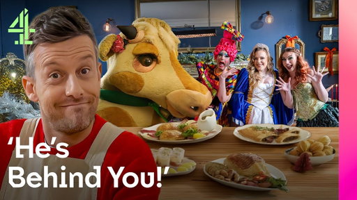 Chris Ramsey’s CRACKING Christmas Dinner For Panto Pals | Alternative Christmas Guide | Channel 4