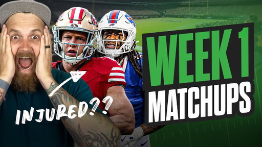 Week 1 Matchups + CMC Panic, TNF Reactions | Fantasy Football 2025 - Ep. 1797