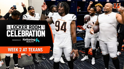2026 Week 2 at Houston Texans | Locker Room Celebration
