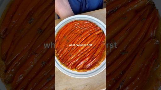 Will it Tarte Tatin? - ep. 2 CARROT 🥕🥕🥕#shorts #carrot #tartetatin #recipe