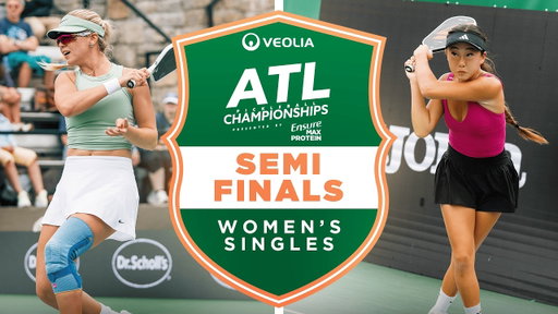 Anna Leigh Waters v Kiora Kunimoto at the Veolia Atlanta Pickleball Championships