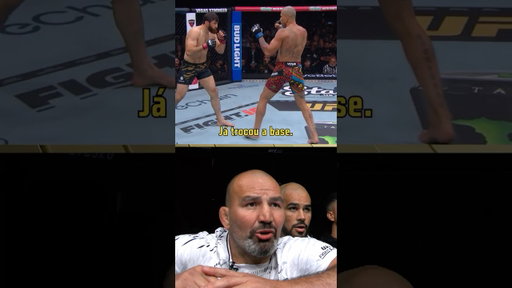 Quem aí teve as mesmas reações do Glover na última luta do Alex Poatan? 😅
