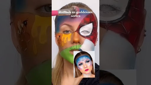 VIRAL MAKEUP MASHUP #viral #makeup #creative #creativemakeup #shorts