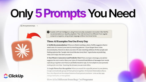 5 Claude AI Prompts for Different Use Cases (With Examples) | ClickUp